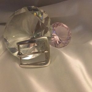 Sterling buckle.  Stamped